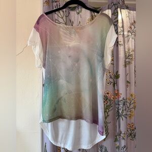 Cotton On Multicolor Unicorn Print Women's Tee